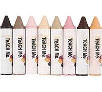 Pastels Multi Cultural, L: 10 cm, d: 15 mm, skin colours, 8pièces
