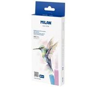 Pastels souple - 12 bâtons - Couleurs métalliques - Scolaire - Coloriage - Milan