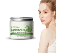 Pastèque/aloe vera/arbre à thé/gommage facial au curcuma, gommage facial quotidien, pour le visage exfoliant naturel pour nettoyage en profondeur, pour la peau sensible (Aloe Vera)