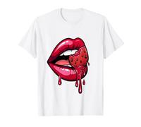 Pastèque Biting Gloss Red Lips T-Shirt