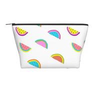 Pastèque colorée drôle, Trousse de Toilette Trousse de Maquillage Sac à cosmétiques Trousse de Toilette de Voyage Portable