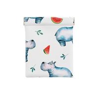 Pastèque Hippopotame Mignon Aquarelle, Sac de Rangement pour Femmes, Portefeuille supérieur à Presser, Petit Porte-Monnaie, Pochette de Changement