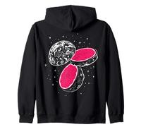 Pastèque Lune Espace Drôle Art Surréaliste Sweat à Capuche