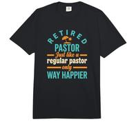 Pasteur à la Retraite comme Un Pasteur régulier Seulement Plus Heureux Comfort Colors Adult Heavyweight T-Shirt