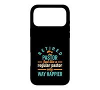 Pasteur à la Retraite comme Un Pasteur régulier Seulement Plus Heureux Coque pour iPhone 17 Pro Max