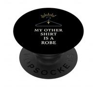 Pasteur drôle Jeunesse ministère église Chef Humour Sermon Blague PopSockets PopGrip Adhésif