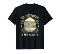 Pasteur, il restaure Mon âme, Le ministère de l'Église, la Foi T-Shirt