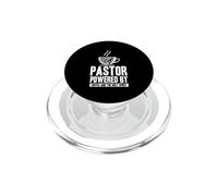Pasteur Leader de l'église alimenté par Le café et Le Saint-Esprit PopSockets PopGrip pour MagSafe