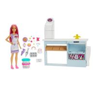 Pasticceria Barbie - MATTEL - HGB73 - Playset avec Accessoires - Blanc