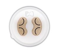 Pastidea - Chaîne en bronze et POM Boucles d'oreilles 15 mm compatible avec Philips Pasta Maker Avance et Série 7000