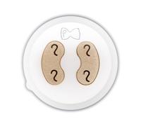Pastidea - Chaîne en bronze et POM Champignons 10 mm compatible avec Philips Pasta Maker Avance et Série 7000