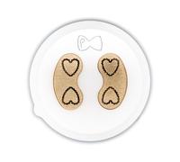 Pastidea - Chaîne en bronze et POM Coeurs Rigati compatible avec Philips Pasta Maker Avance et Série 7000