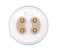 Pastidea - Chaîne en bronze et POM incurvée lisse compatible avec Philips Pasta Maker Avance et Série 7000