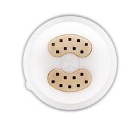 Pastidea - Chaîne en bronze et POM Spaghetti Quadri Guitare 2,5 mm compatible avec Philips Pasta Maker Avance et Série 7000