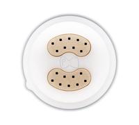 Pastidea - Chaîne en bronze et POM Spaghetti Quadri Guitare 2mm compatible avec Philips Pasta Maker Avance et Série 7000