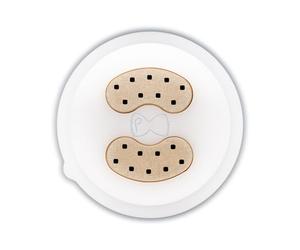 Pastidea - Chaîne en bronze et POM Spaghetti Quadri Guitare 2mm compatible avec Philips Pasta Maker Avance et Série 7000