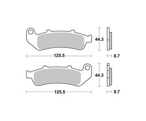 PASTIGLIE BREMBO GENUINE 07HO3907