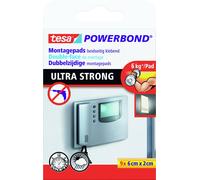 Pastille adhésive double-face tesa® Powerbond tesa 55790-00001-00 blanc (L x l) 60 mm x 20 mm caoutchouc 1 pc(s)