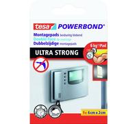 tesa Pastille adhésive double-face Powerbond 55790-00001-00 blanc 60 x 20 mm caoutchouc 1 pc(s)