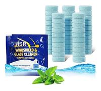 Pastille Lave Glace, Lave-Glace Concentré, Liquide Lave Glace Voiture, 50 Pièces Nettoyant Vitre Voiture, Comprimés de