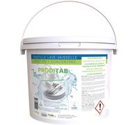 Pastille lave vaisselle tout en 1 Concentré ECOLABEL PRODITAB Seau de 150 pastille
