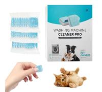 Pastille Nettoyant Machine, à Laver Pastilles De Nettoyage Puissantes, éLimine Odeurs Les Poils D'Animaux Tenaces Avec Tous Les Lave-Linges