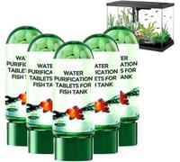 Pastille Purification Eau, Comprimés de Purification d'eau pour Aquarium, Élimine Rapidement la Turbidité et Les Impuretés pour l'Aquarium Sain Clair (5 PC (175 Capsules))