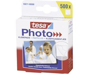 Pastille tesa Photo® tesa 56611-00000-00 (l x H) 12 mm x 13 mm blanc 500 pc(s)