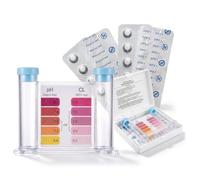 Pastille Test Piscine Chlore Et PH,2 In 1 Trousse Analyse Eau Piscine | Phenol Red PH,Testeur De Piscine à Double Tube,20 x Pastille Phenol Red + 20 x Pastille DPD1,pour Piscine,Spa,Jacuzzi