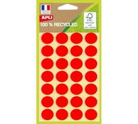Pastilles 100 % Recyclé Rouge Ø 15 Mm 168 U.