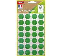 Pastilles 100 % Recyclé Verte Ø 15 Mm 168 U.