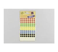Pastilles adhésives - AVERY - 3090 - 8 mm - Couleurs assorties - 416 pièces