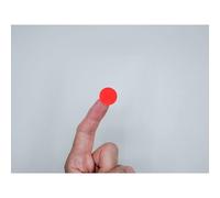 Pastilles adhésives repositionnables Ø 20 mm Avery rouge - Rouleau de 500 - Rouge
