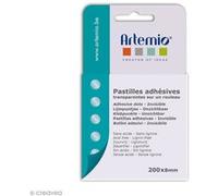Pastilles adhésives transparentes Artemio - 8 mm - 200 pcs G