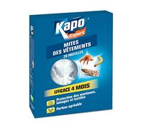 KAPO Pastilles Anti-Mites - Efficace 4 Mois - Protection des Manteaux, Lainages et Textiles - Parfum Agréable - Protègent Efficacement - Sachet Individuel, Voir Photo