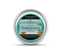 Pastilles Apropolis® Eucalyptus & Miel - pastilles de gomme à sucer à base de Propolis, Eucalyptus & Miel - certifiées agriculture biologique- Boite de 40 g- LEMON PHARMA