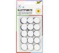 Pastilles auto-agripantes, rondes, 20 mm, noir / blanc