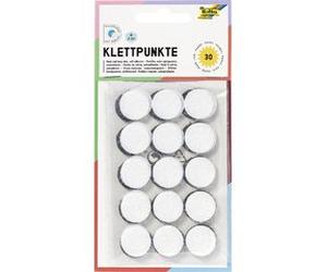Pastilles auto-agripantes, rondes, 20 mm, noir / blanc
