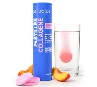 Pastilles Collagène Effervescentes Cellublue - Collagène Marin + Vitamine C - Peau Éclatante & Ferme - Cure Anti-Âge
