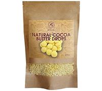 Pastilles de Beurre de Cacao 250g - Pur & Naturel - Beurre de Cacao Theobroma - Pépites de Beurre de Cacao - Gouttes Au Beurre ge Cacao - Noix ge Cacao Sans Gluten - Riche en Antioxydants
