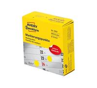 Pastilles de couleurs, 10 mm, jaune
