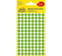 Avery Zweckform étiquette 8 mm Marqueur point vert, repositionnable, 416st