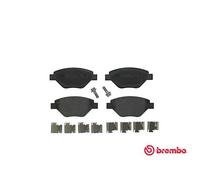 PASTILLES De Frein Avant BREMBO P68031 RENAULT MEGANE II 1.4 72 KW 2003