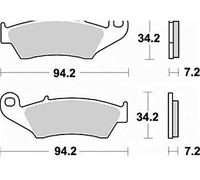 Pastilles De Frein Braking Sinterisées BETA RR 400 430 450 480 498 520 525