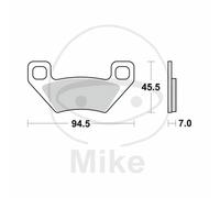 Pastilles De Frein Sinter SI TRW 787.44.49 Polaris 300 Hawkeye 2X4 2006-2006