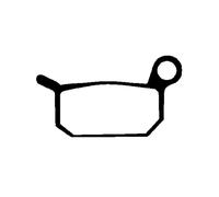 Ashima B4 Formula Sintered Disc Brake Pads Argenté