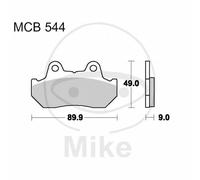 Pastilles De Frein Std Trw Lucas 787.10.56 Pour Honda 1100 Gl Goldwing 1982-1983
