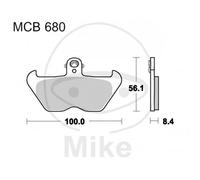 Jeu de plaquettes de frein TRW MCB680