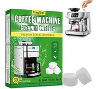 Pastilles de nettoyage détartrant pour machines à café automatiques et cafetières - nettoyant 30pcs Blanc