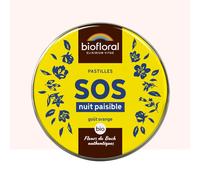 Biofloral – Pastilles SOS Secours Nuit Paisible – Bio – 50 g